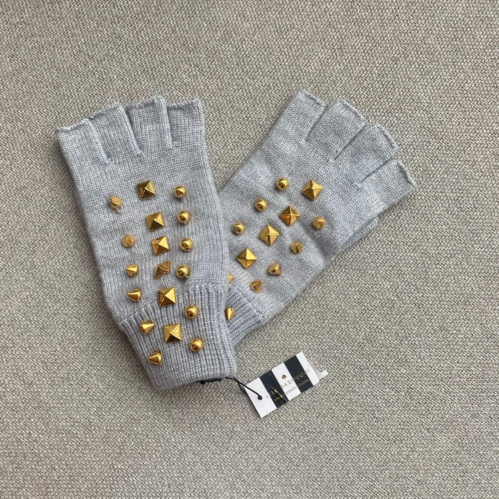 LeLe Sadoughi studdded gloves NWT - Picture 2 of 4